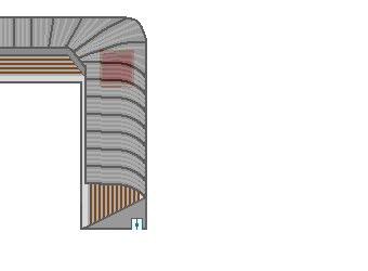 Tribune d´angle couverte + Buvette