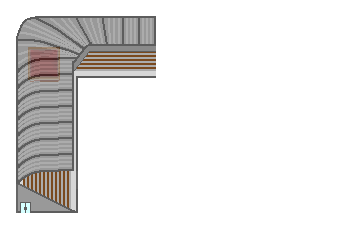 Tribune d´angle couverte + Buvette